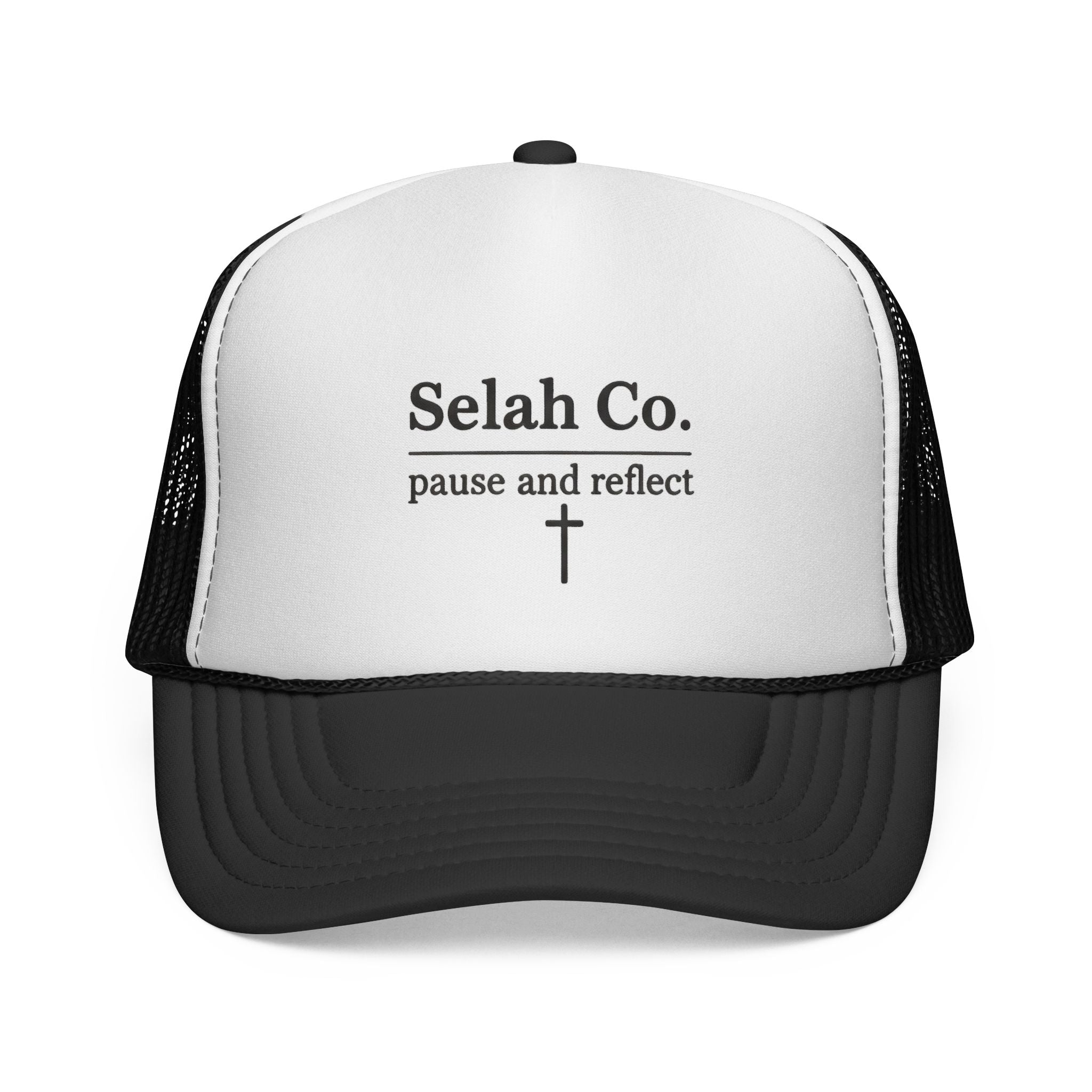 pause and reflect Selah Co. Trucker Hat